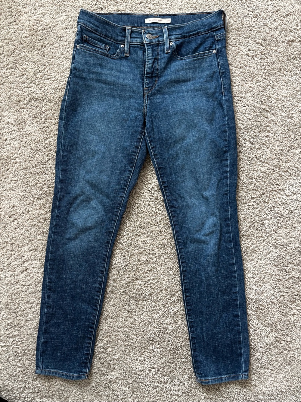 Levi's Dark Blue Skinny Jeans